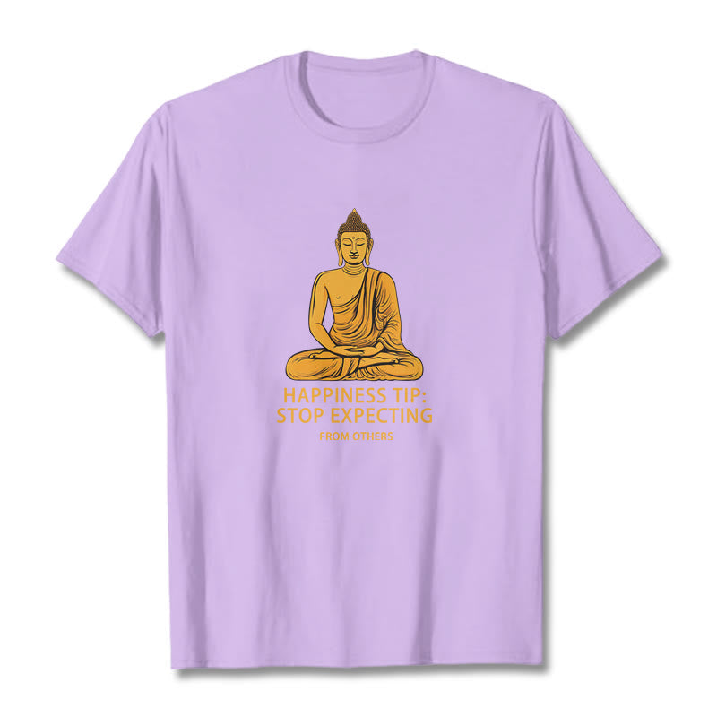 Breathable Cotton Crew Neck Mindful Grounding Graphic T-Shirt