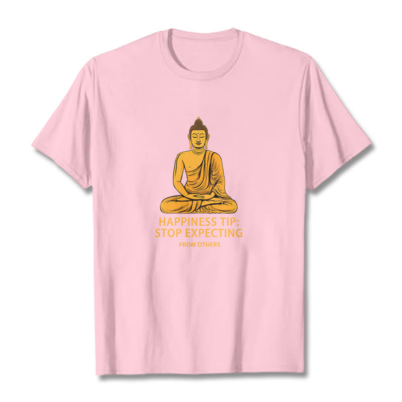 Breathable Cotton Crew Neck Mindful Grounding Graphic T-Shirt