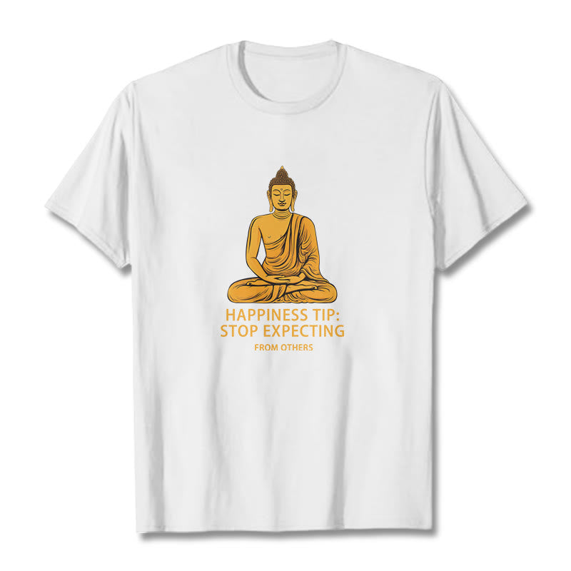 Breathable Cotton Crew Neck Mindful Grounding Graphic T-Shirt