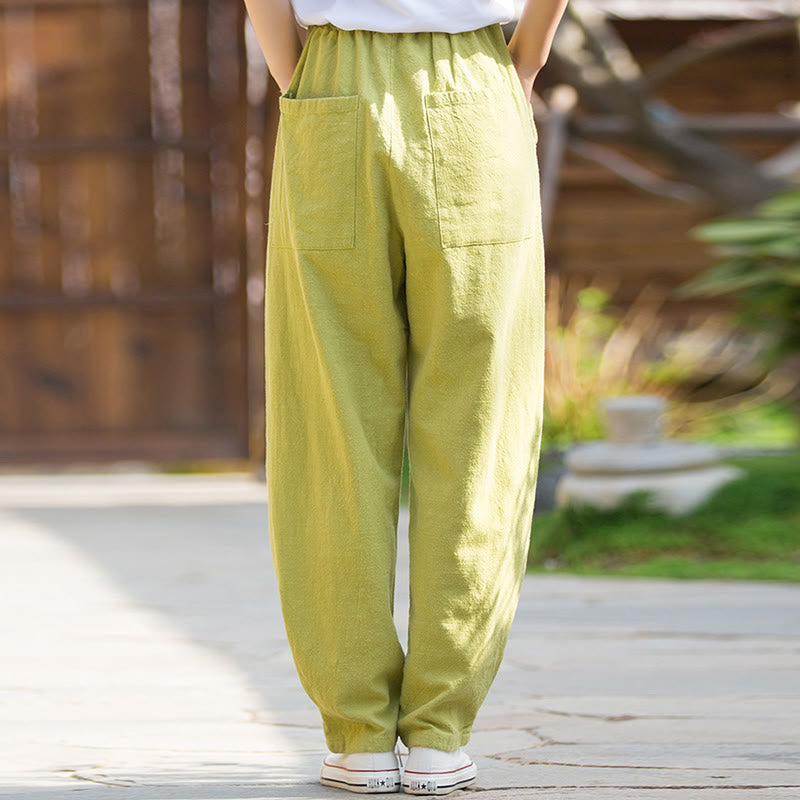 Ramie Cotton Linen Harem Mindful Movement Pants