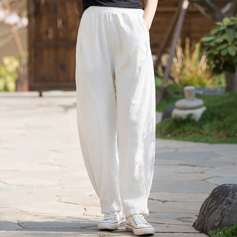 Ramie Cotton Linen Harem Mindful Movement Pants