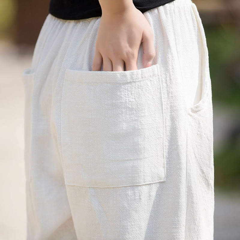 Ramie Cotton Linen Harem Mindful Movement Pants