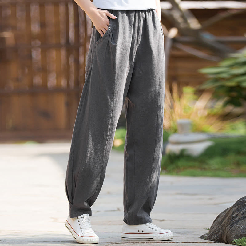 Ramie Cotton Linen Harem Mindful Movement Pants