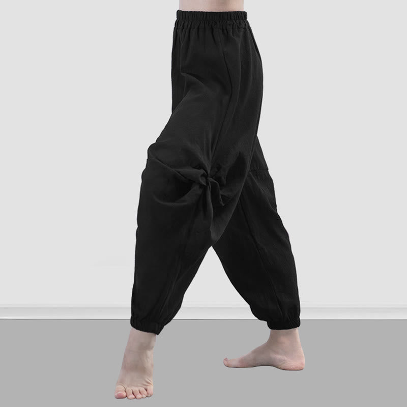 Breathable Modal 7-8 Harem Pants for Mindful Movement
