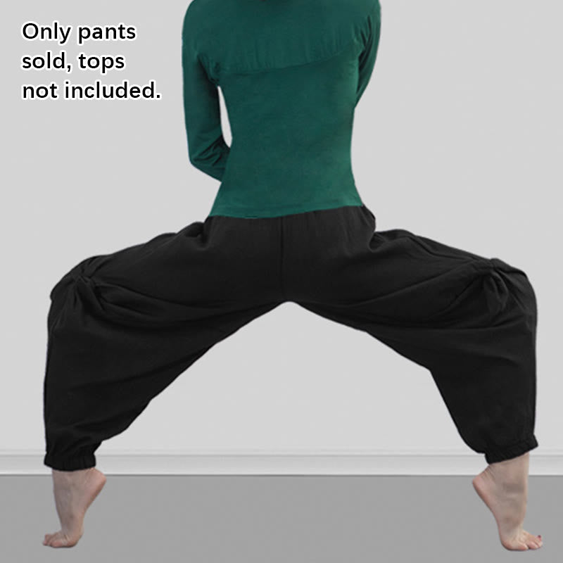 Breathable Modal 7-8 Harem Pants for Mindful Movement