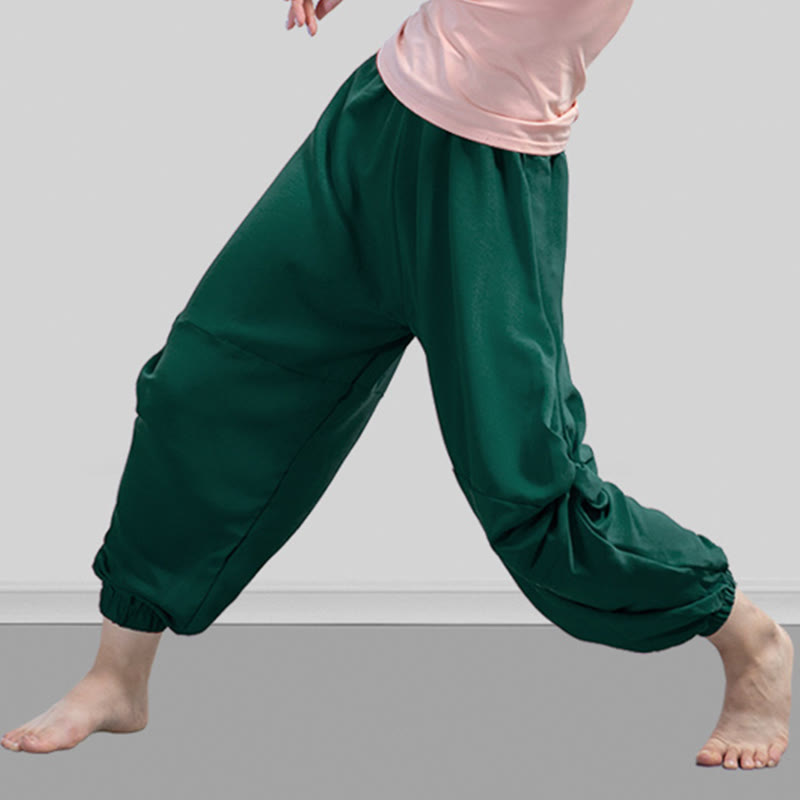 Breathable Modal 7-8 Harem Pants for Mindful Movement
