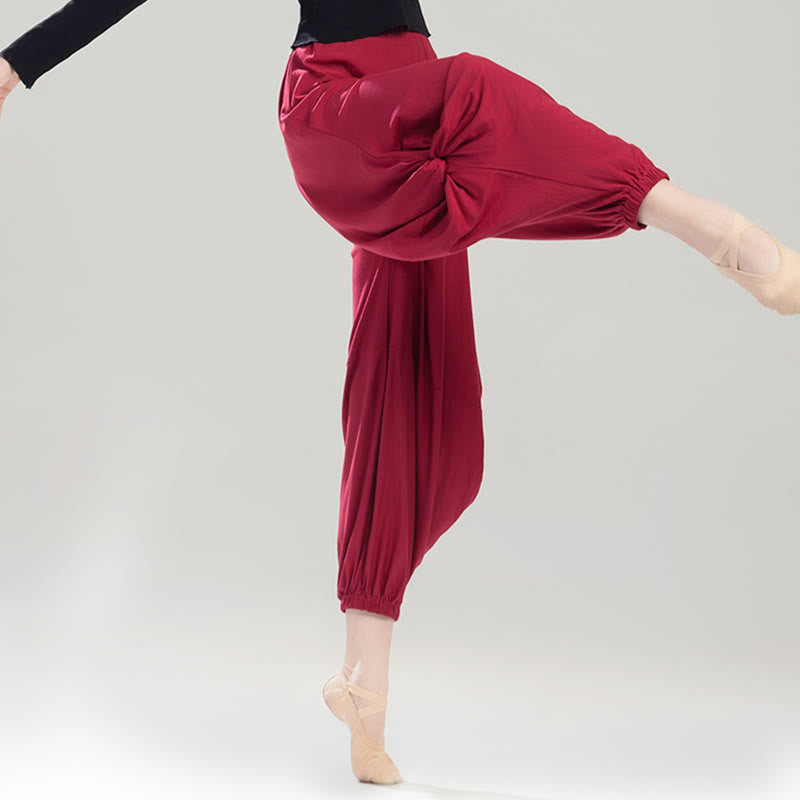Breathable Modal 7-8 Harem Pants for Mindful Movement