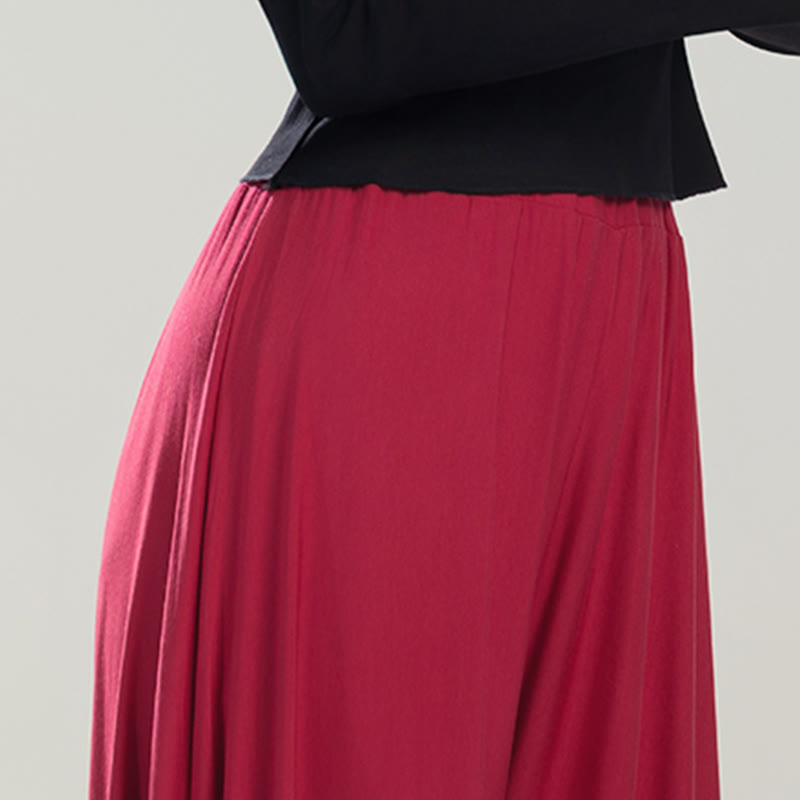 Breathable Modal 7-8 Harem Pants for Mindful Movement