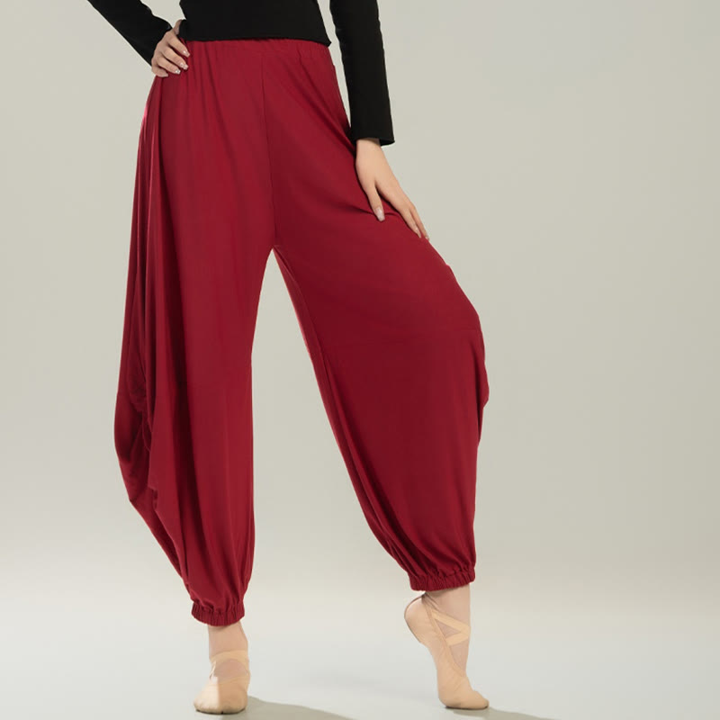 Breathable Modal 7-8 Harem Pants for Mindful Movement