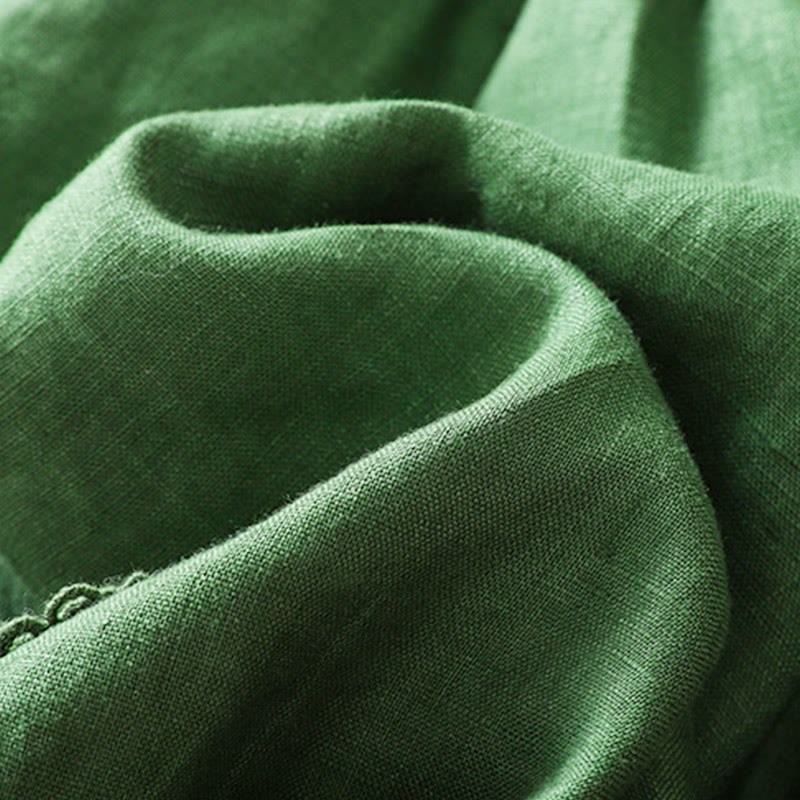Breathable Cotton Cropped Meditation Harem Pants