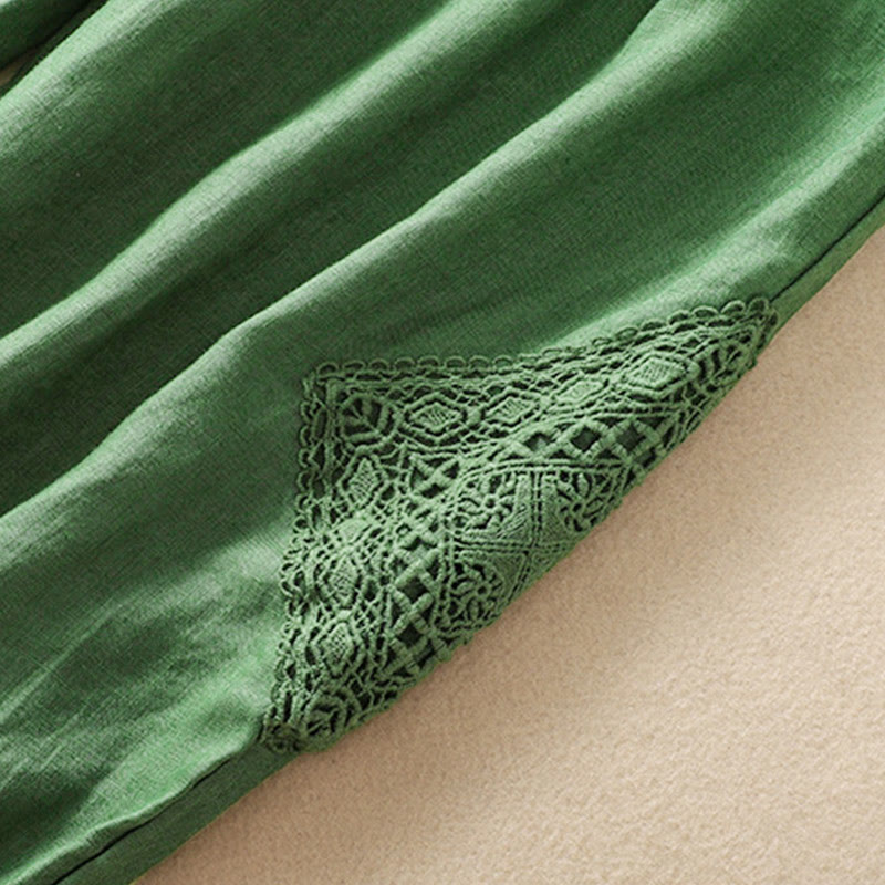 Breathable Cotton Cropped Meditation Harem Pants
