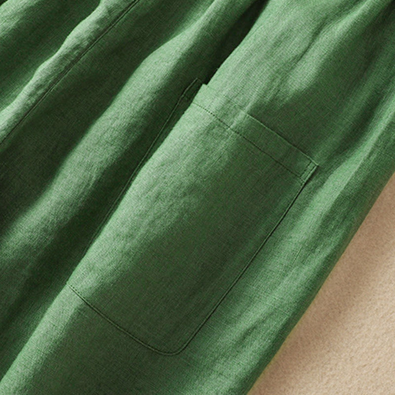 Breathable Cotton Cropped Meditation Harem Pants