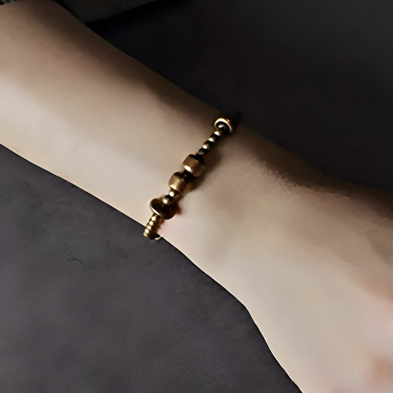 Vintage Copper Brass Blance Wealth Bracelet