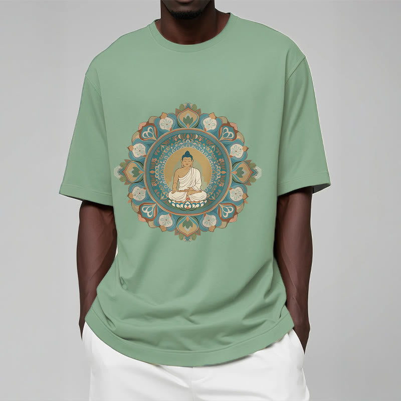 Mandala Flower Buddha Tee T-shirt