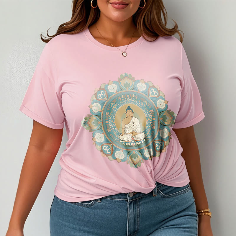 Mandala Flower Buddha Tee T-shirt