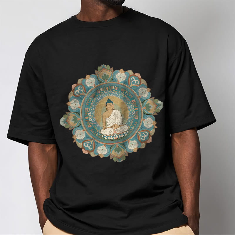 Mandala Flower Buddha Tee T-shirt