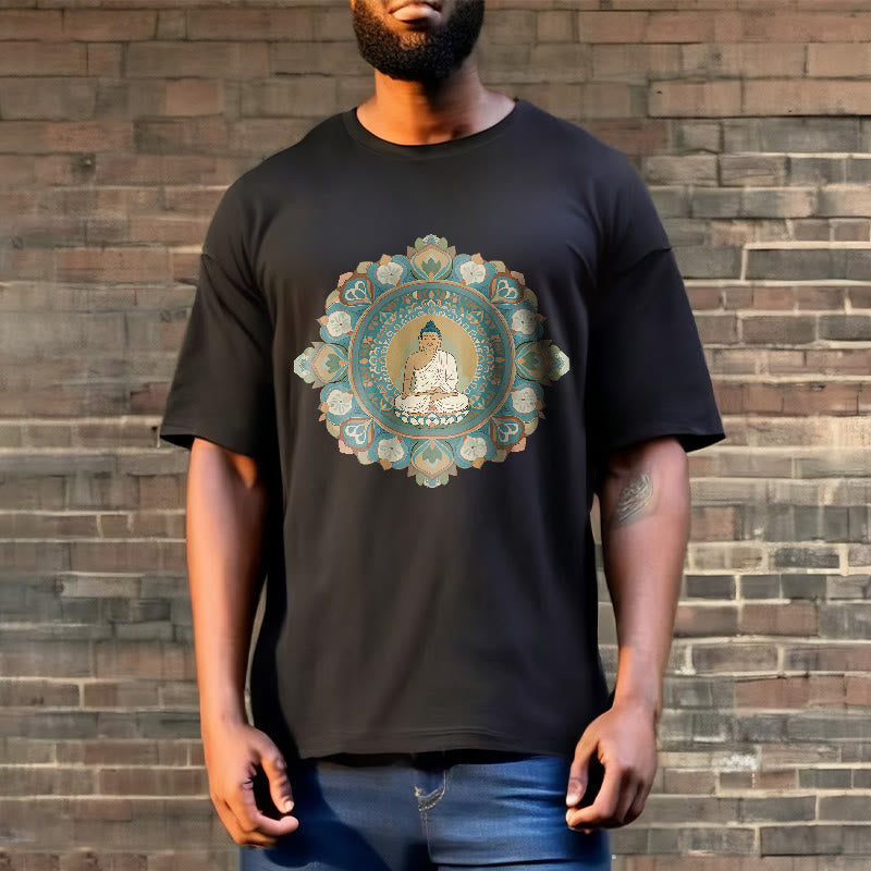 Mandala Flower Buddha Tee T-shirt