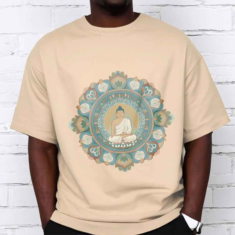 Mandala Flower Buddha Tee T-shirt