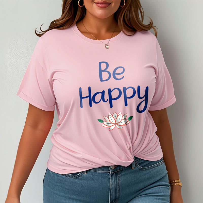 Tactile Cotton Crewneck Lotus Meditation Tee
