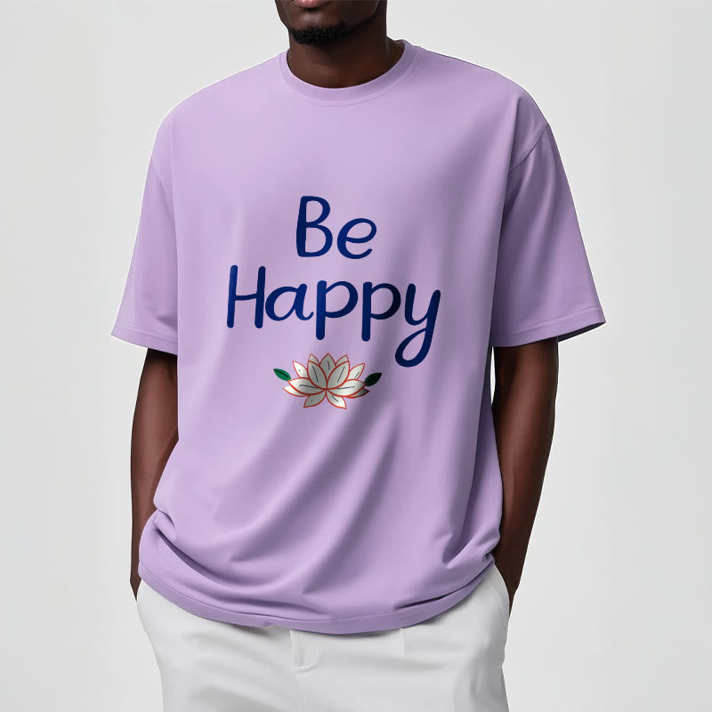 Tactile Cotton Crewneck Lotus Meditation Tee