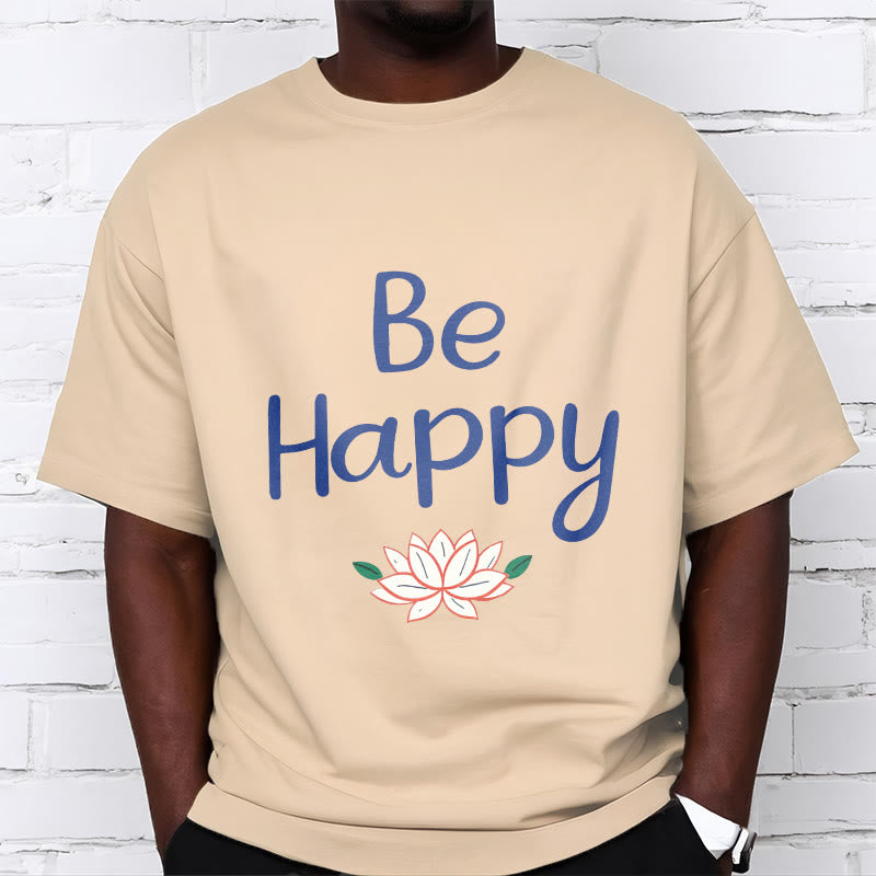 Tactile Cotton Crewneck Lotus Meditation Tee