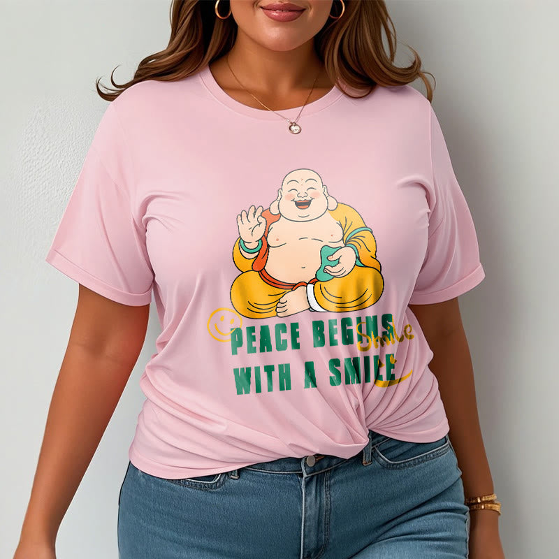 Tactile Cotton Crew Neck Mindful Graphic T-Shirt