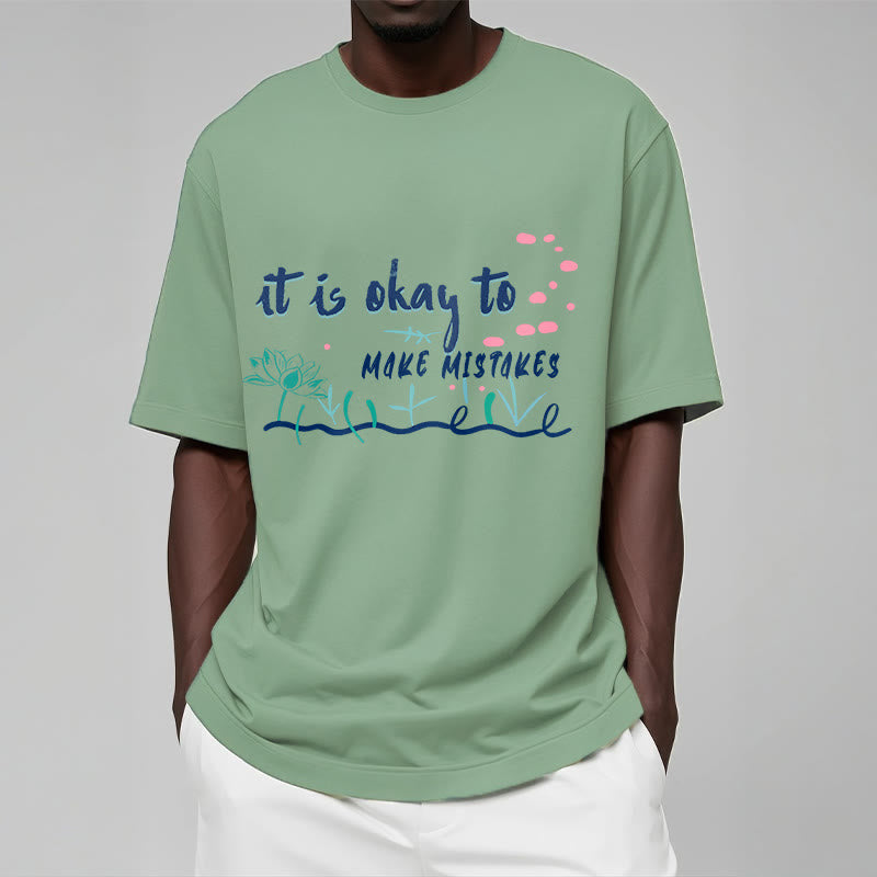 Tactile Cotton Crew Neck Mindful Mantra T-Shirt