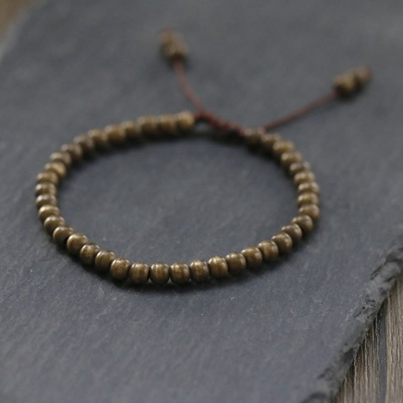 Copper Brass Beads Balance Wealth Simple Bracelet