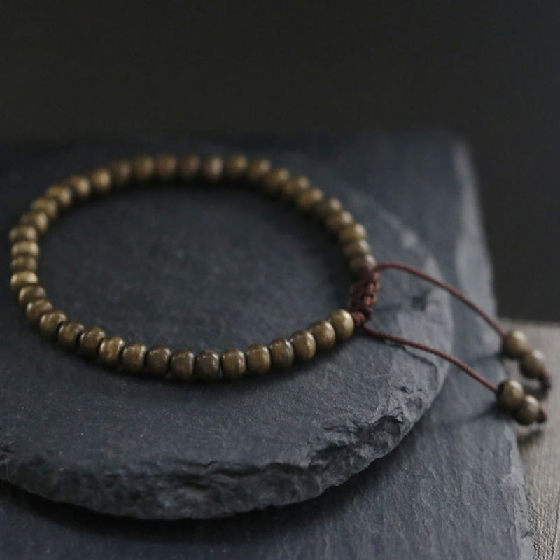 Copper Brass Beads Balance Wealth Simple Bracelet