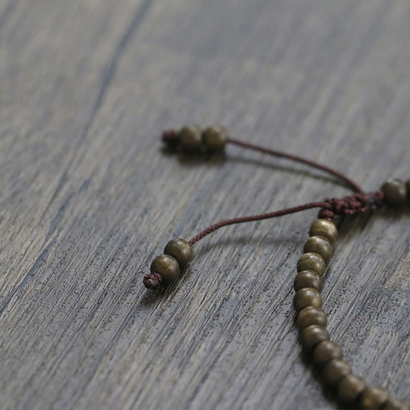 Copper Brass Beads Balance Wealth Simple Bracelet