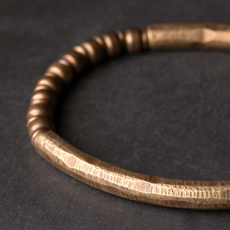 Copper Brass Balance Wealth Simple Bracelet