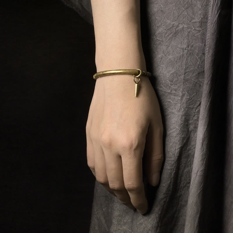 Copper Brass Balance Wealth Simple Bracelet