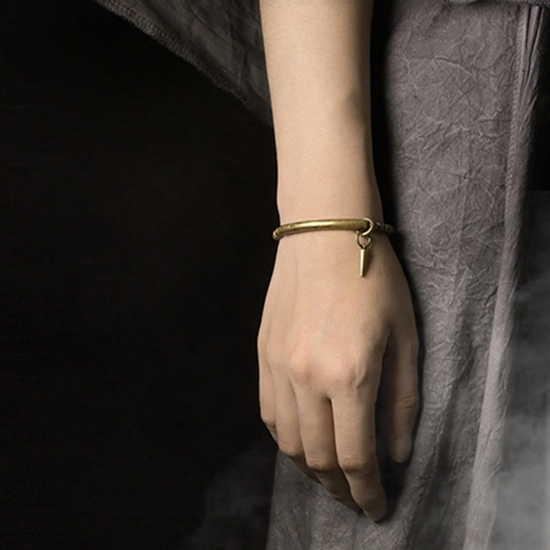 Copper Brass Balance Wealth Simple Bracelet