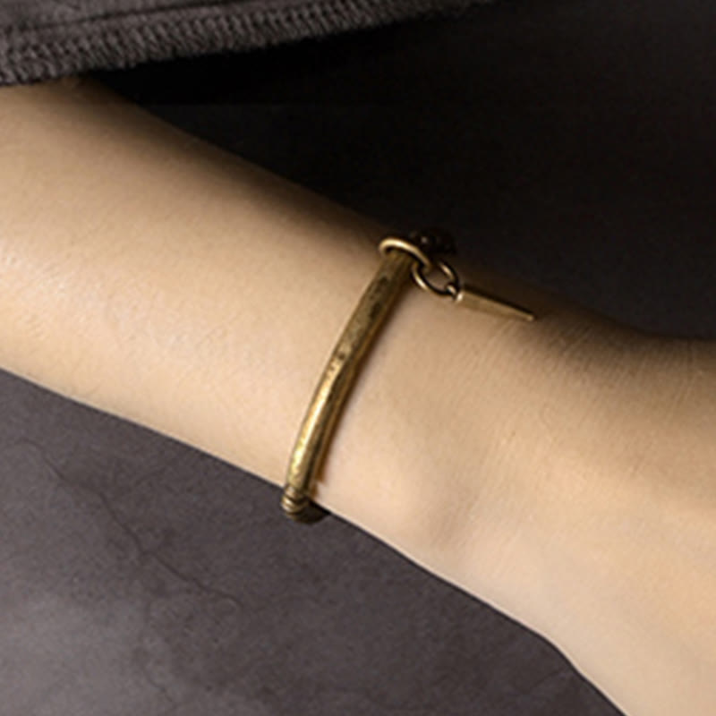 Copper Brass Balance Wealth Simple Bracelet