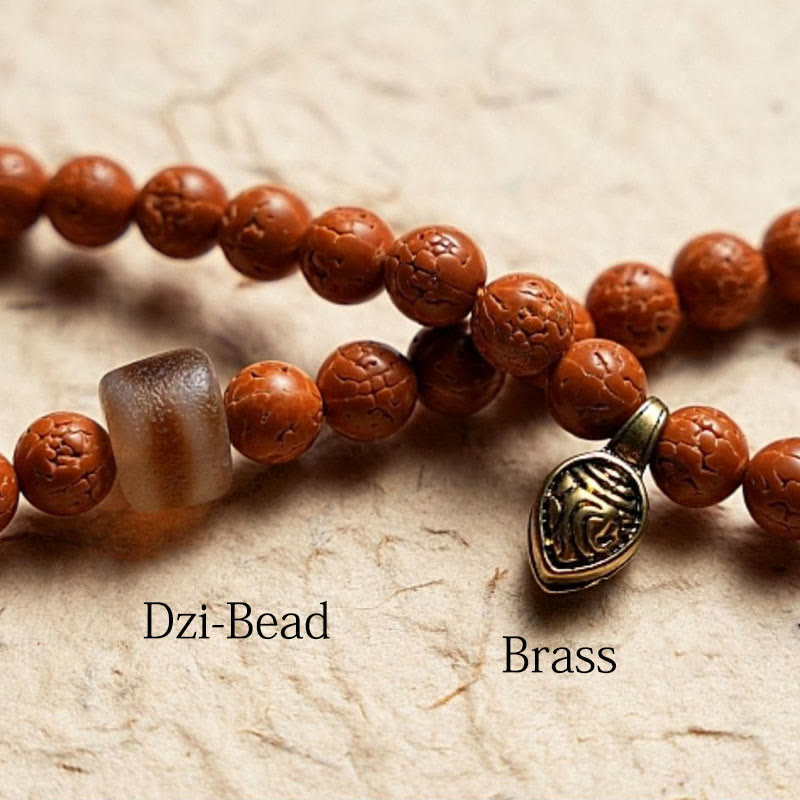 Tibet Bodhi Seed 108 Mala Beads Wisdom Peace Bracelet Necklace