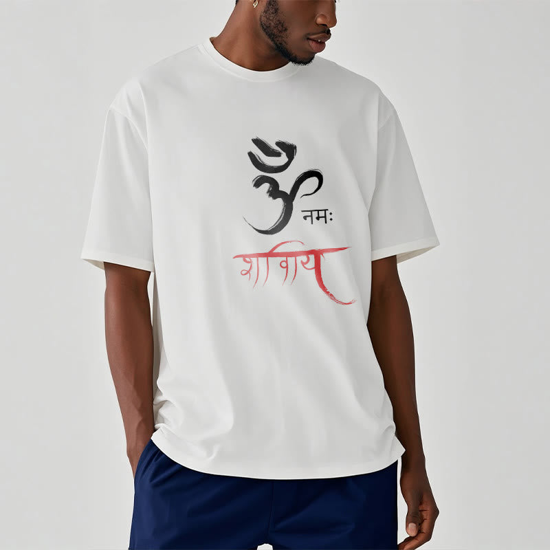 OM NAMAH SHIVAYA Mantra Sanskrit Tee T-shirt