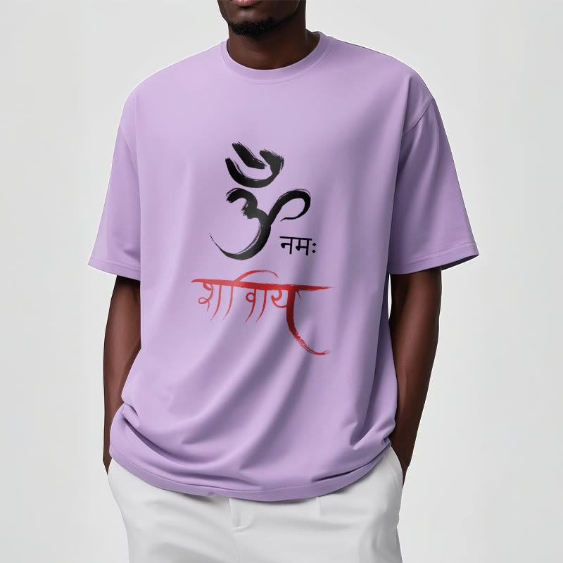 OM NAMAH SHIVAYA Mantra Sanskrit Tee T-shirt