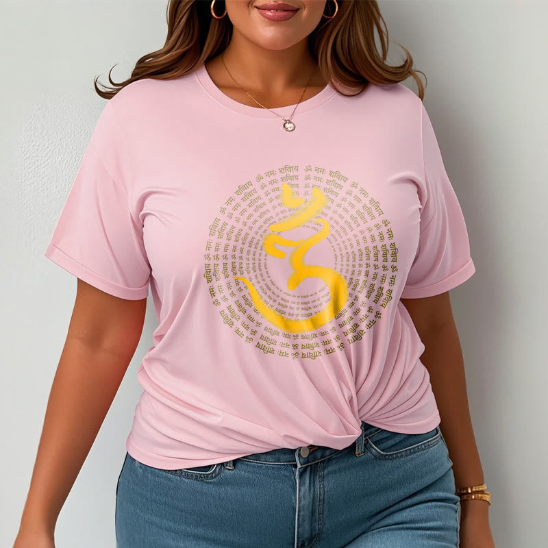 108 OM NAMAH SHIVAYA Mantra Sanskrit Tee T-shirt
