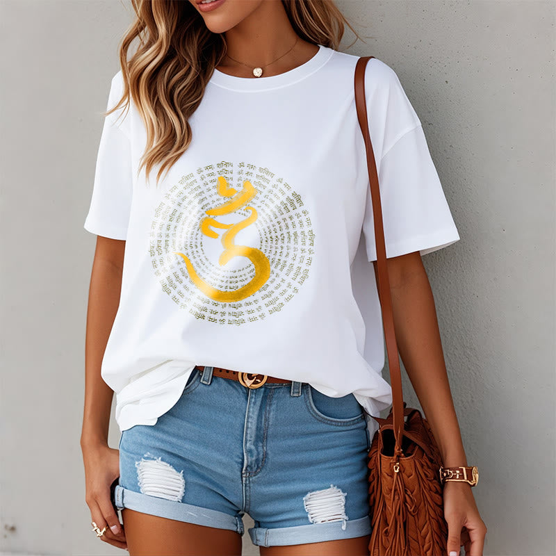 108 OM NAMAH SHIVAYA Mantra Sanskrit Tee T-shirt