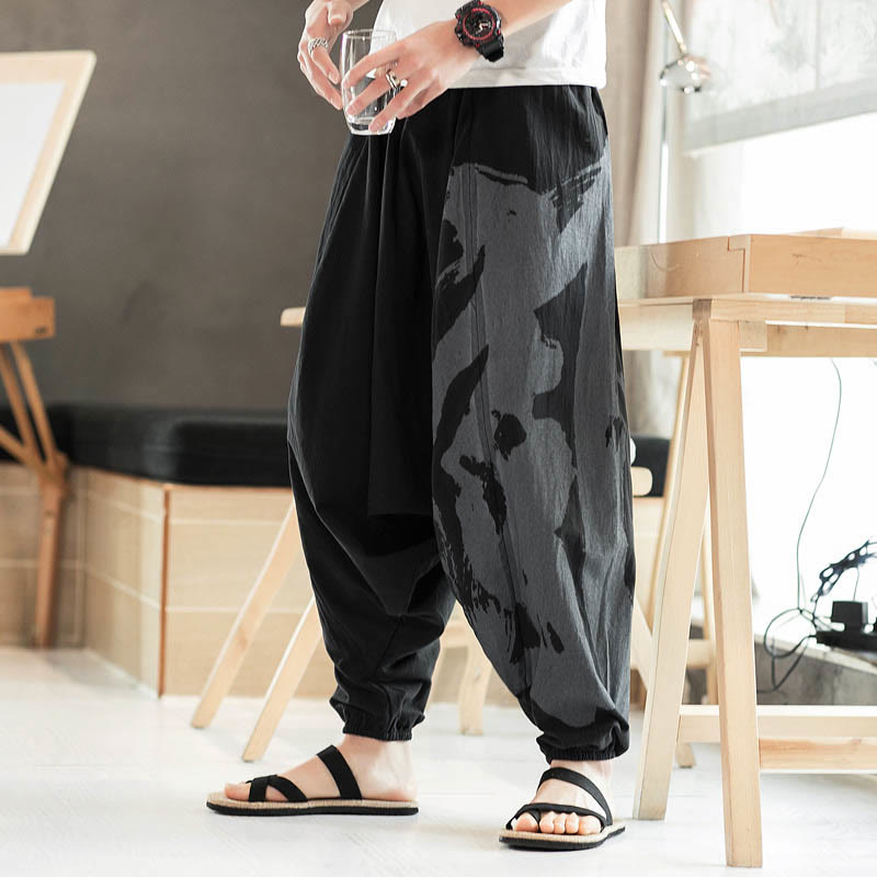 Breathable Cotton Minimalist Meditation Men's Harem Pants