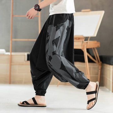 Breathable Cotton Minimalist Meditation Men's Harem Pants