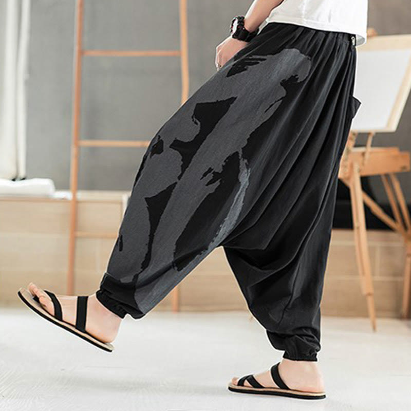 Breathable Cotton Minimalist Meditation Men's Harem Pants