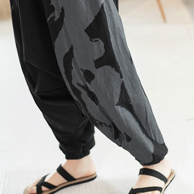 Breathable Cotton Minimalist Meditation Men's Harem Pants