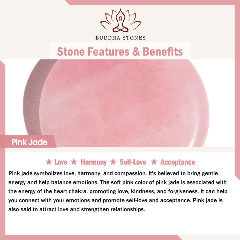 Natural Dusty Rose Pink Jade Self-Love Bracelet Bangle