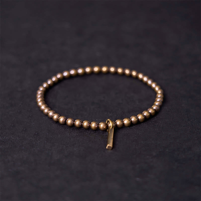 Pure Copper Brass Beads Self Care Healing Bracelet