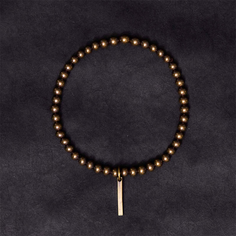 Pure Copper Brass Beads Self Care Healing Bracelet