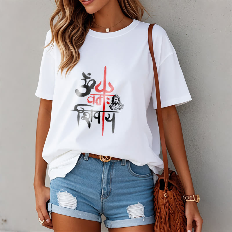 Tactile Cotton Unisex Mantra Meditation Tee