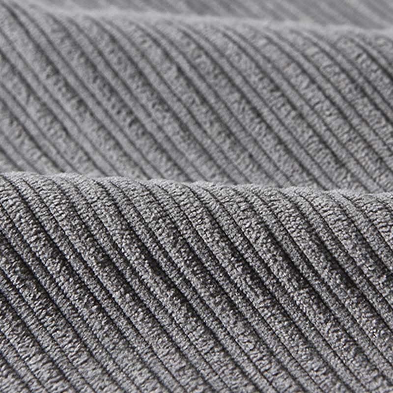 Men's Long Sleeve Fleece Lined With Pocket Corduroy Comfortable Shirt