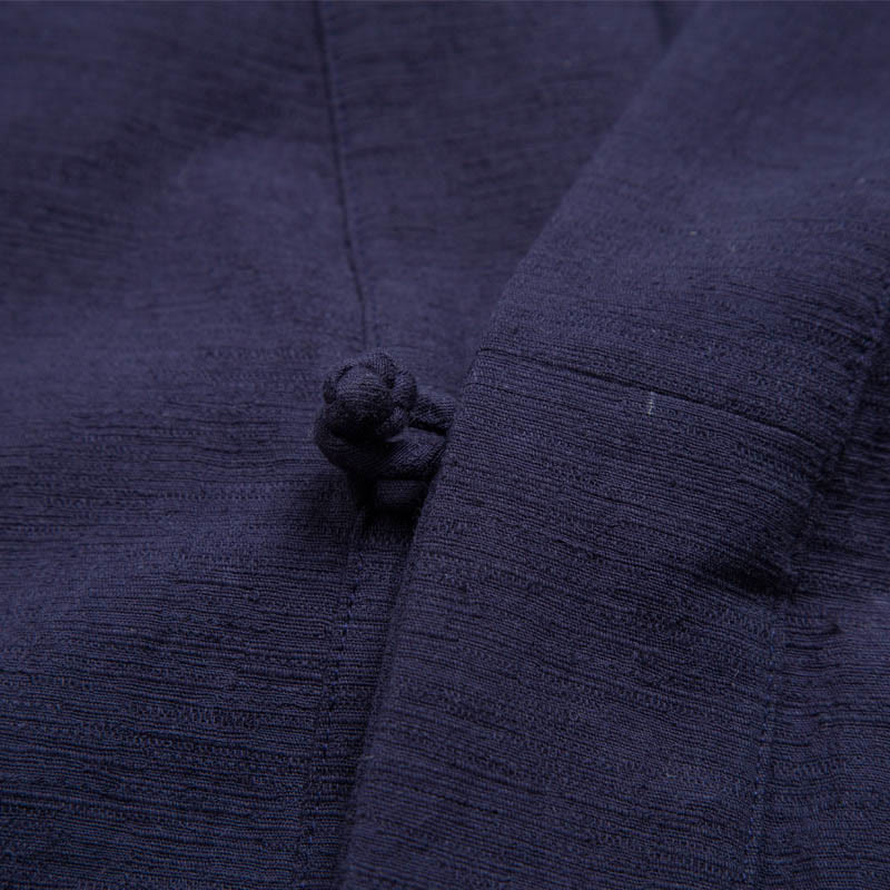 Breathable Cotton Linen V-Neck Grounding Cardigan Shirt