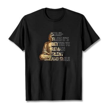Soft Cotton Crew Neck Mindful Contemplation Tee